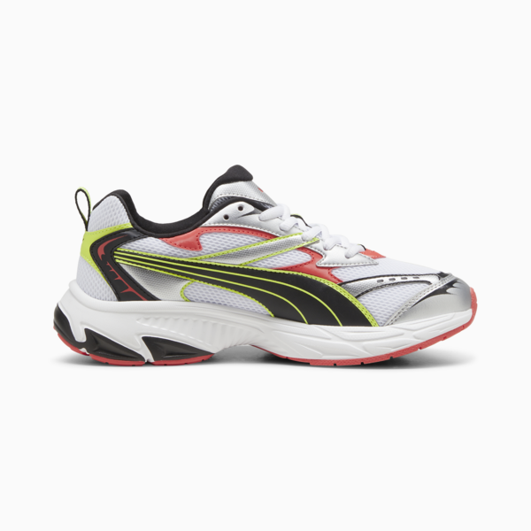 PUMA Morphic Sneakers, PUMA White-Active Red-PUMA Black, large-ZAF