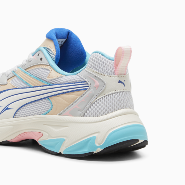 Zapatillas PUMA Morphic, Feather Gray-Team Aqua-Frosted Ivory, large-ARG