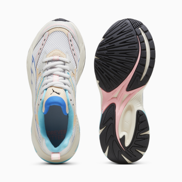 Zapatillas PUMA Morphic, Feather Gray-Team Aqua-Frosted Ivory, large-ARG
