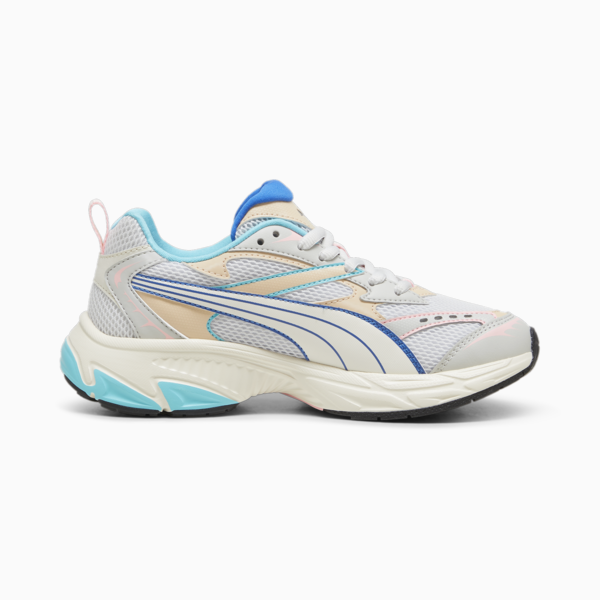 Zapatillas PUMA Morphic, Feather Gray-Team Aqua-Frosted Ivory, large-ARG