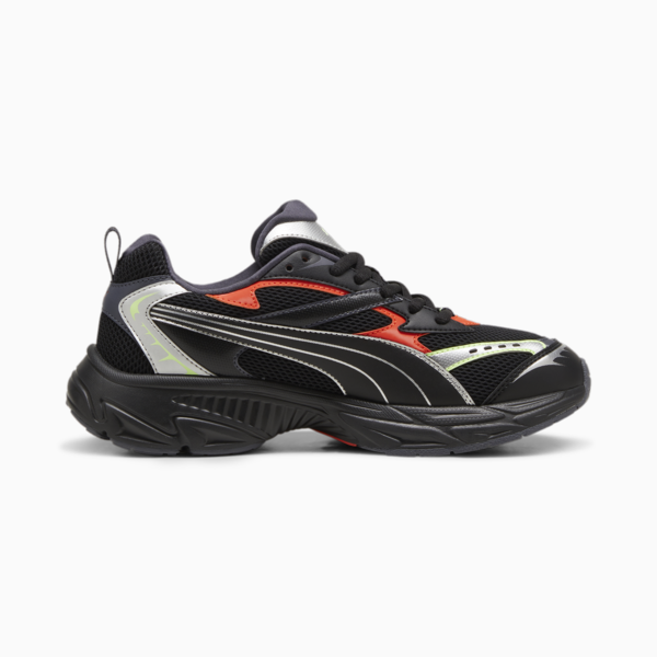 PUMA Morphic Sneakers, PUMA Black-Redmazing, large-ZAF