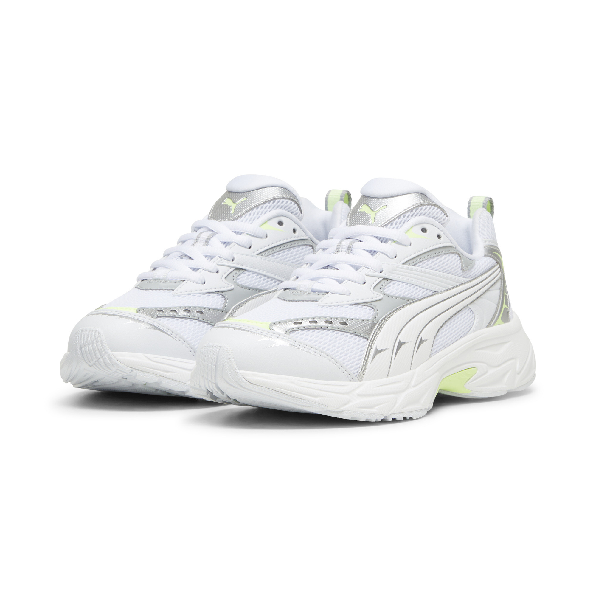 Puma Morphic Sneakers, White, Size 37.5, Shoes