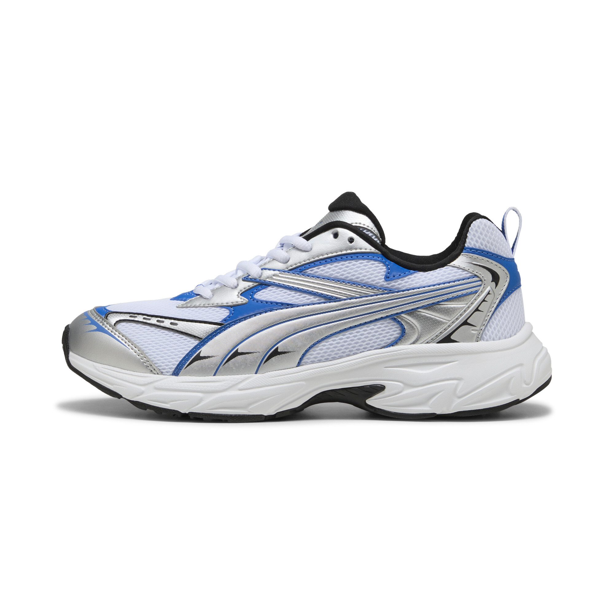 Puma Morphic Sneakers Schuhe | Mit Plain | White/Silver/Royal | Größe: 42