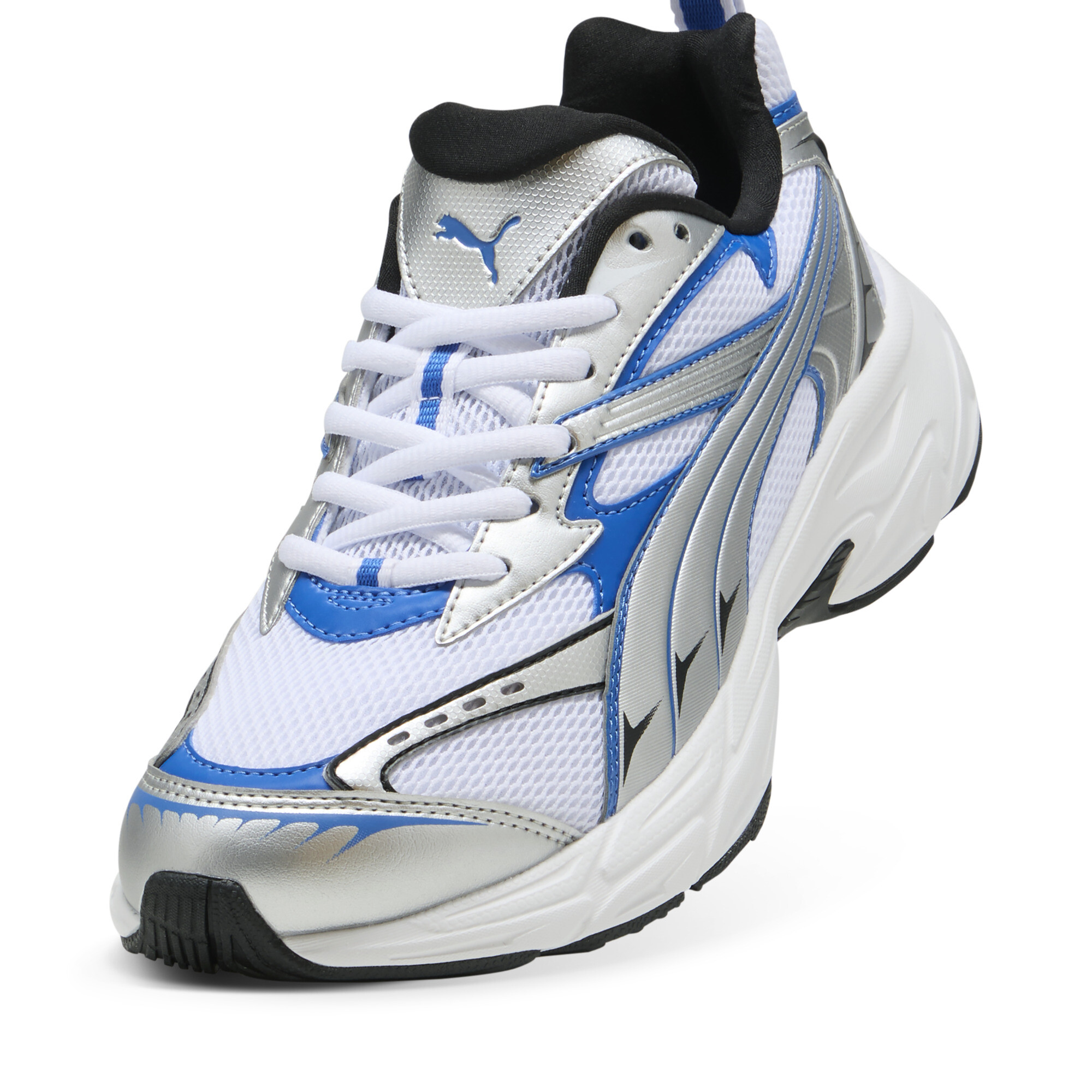 PUMA Morphic sneakers, Blauw/Wit/Zilver, Maat 45