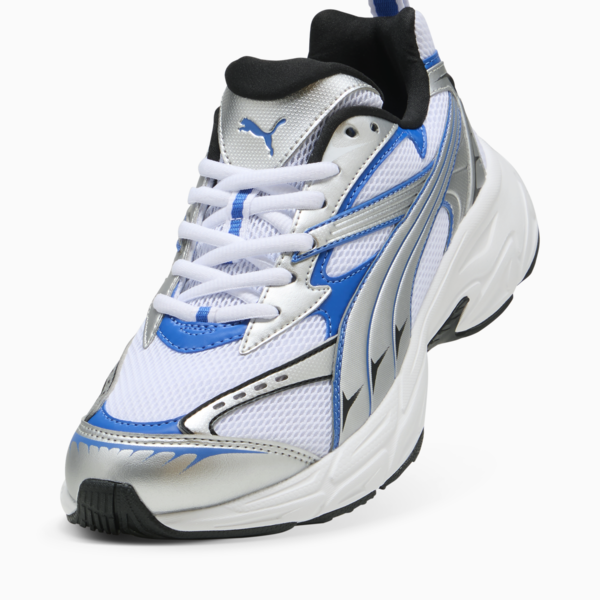 PUMA Morphic Sneakers, PUMA White-PUMA Silver-PUMA Team Royal, large-ZAF