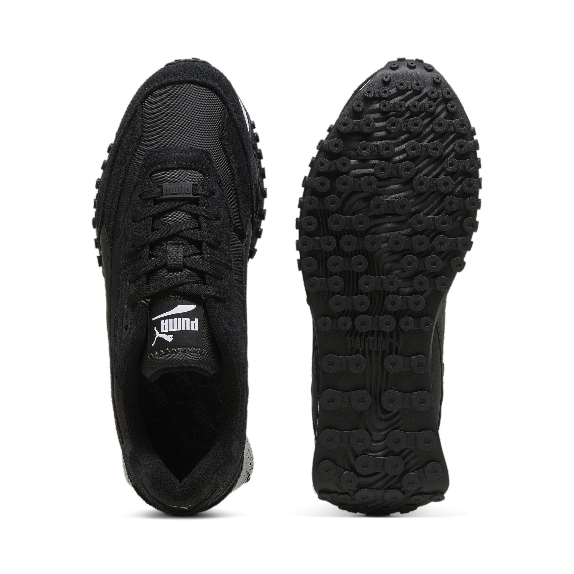 Men's PUMA Blktop Rider Sneakers In Black, Size EU 44