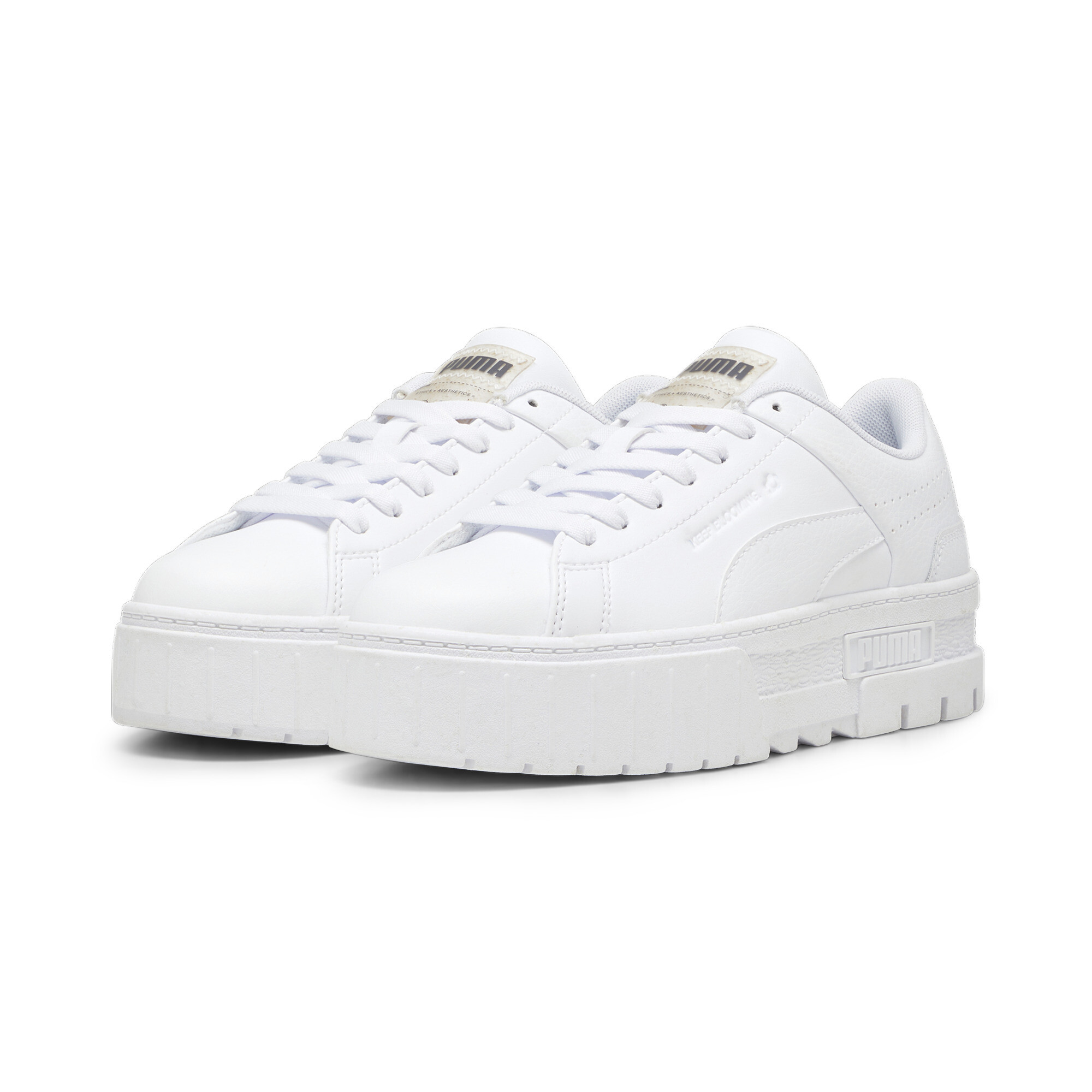Women's Puma Mayze 'Be A Poems Sneakers, White, Size 35.5, Shoes