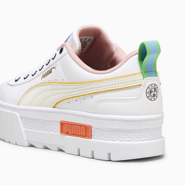 Mayze "Women on the Ball" Women's Sneakers, PUMA White, large-ZAF