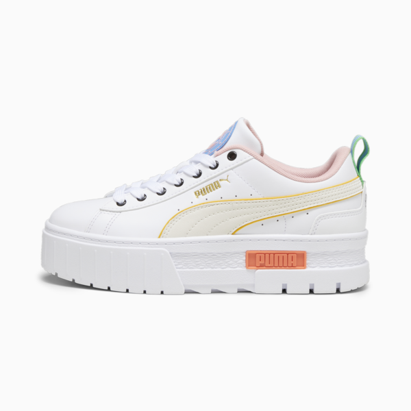 Mayze "Women on the Ball" Women's Sneakers, PUMA White, large-ZAF