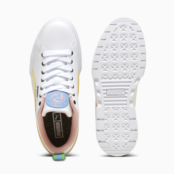 Mayze "Women on the Ball" Women's Sneakers, PUMA White, large-ZAF