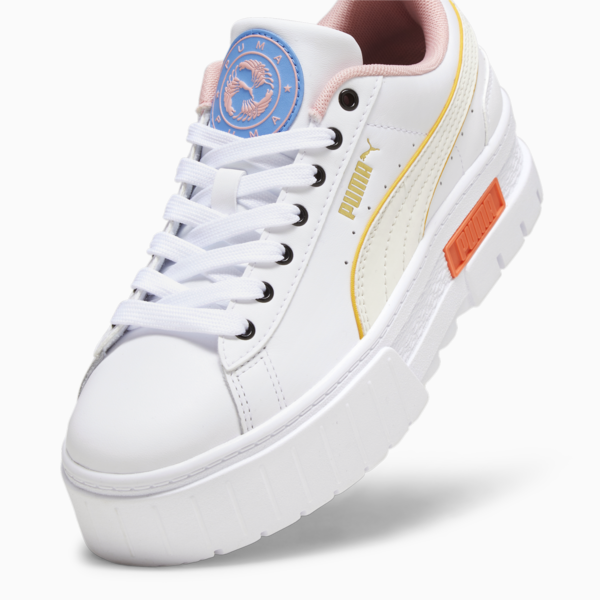 Mayze "Women on the Ball" Women's Sneakers, PUMA White, large-ZAF