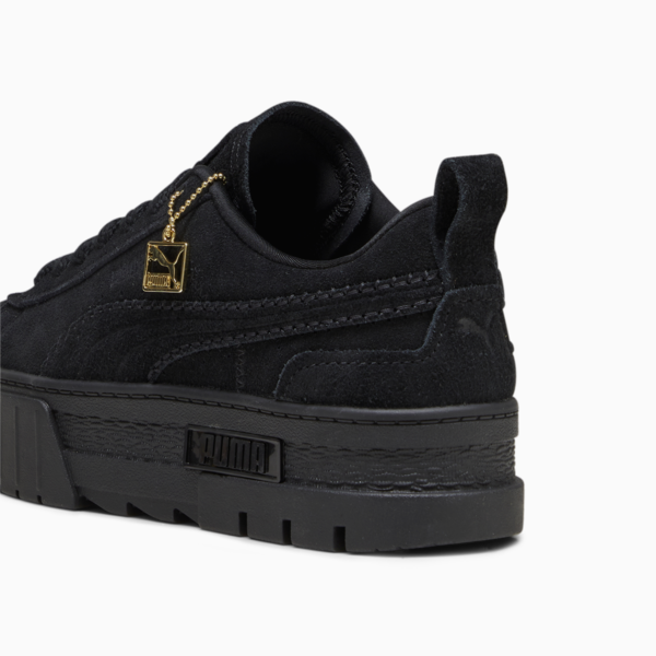 Mayze Reclaim Suede Women's Sneakers, PUMA Black, large-ZAF