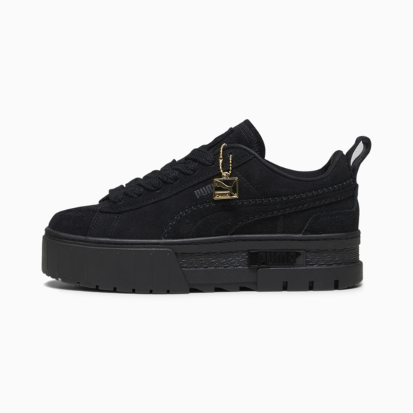Mayze Reclaim Suede Women's Sneakers, PUMA Black, large-ZAF