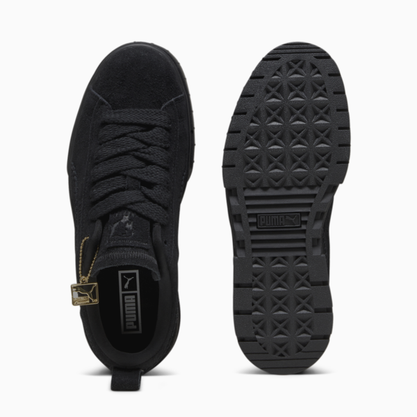 Mayze Reclaim Suede Women's Sneakers, PUMA Black, large-ZAF