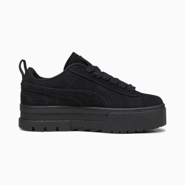 Mayze Reclaim Suede Women's Sneakers, PUMA Black, large-ZAF