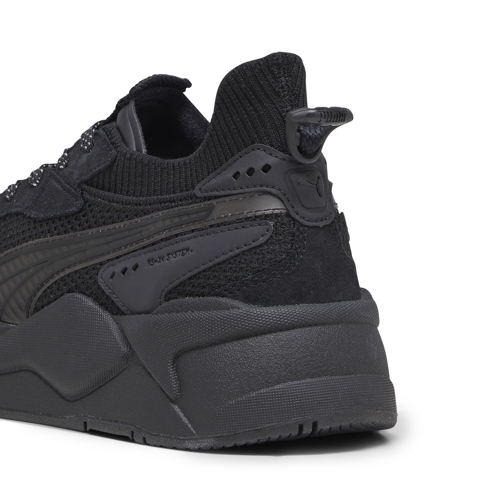 Kids' PUMA RS-XK Sneakers In Black, Size EU 47