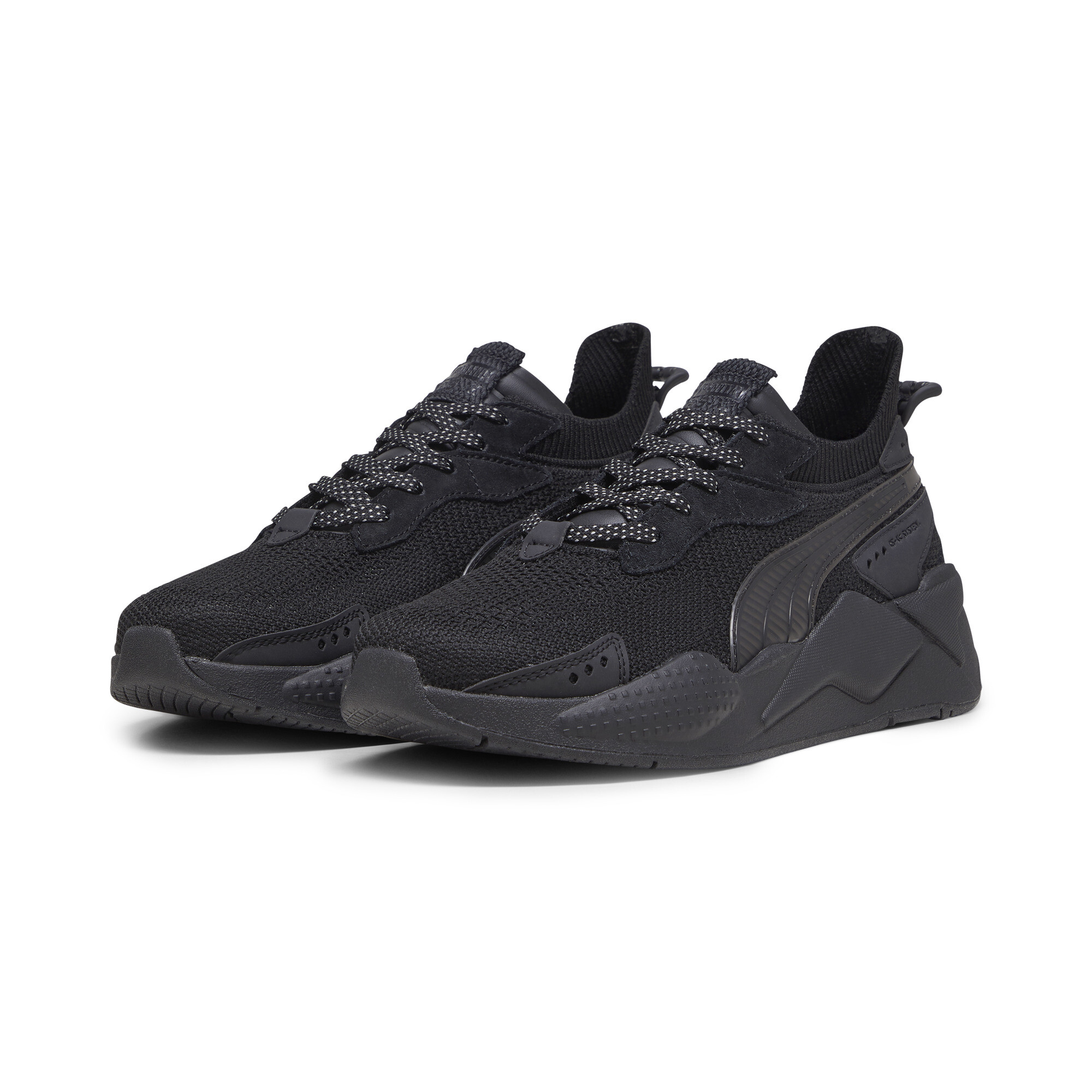 Kids' PUMA RS-XK Sneakers In Black, Size EU 47