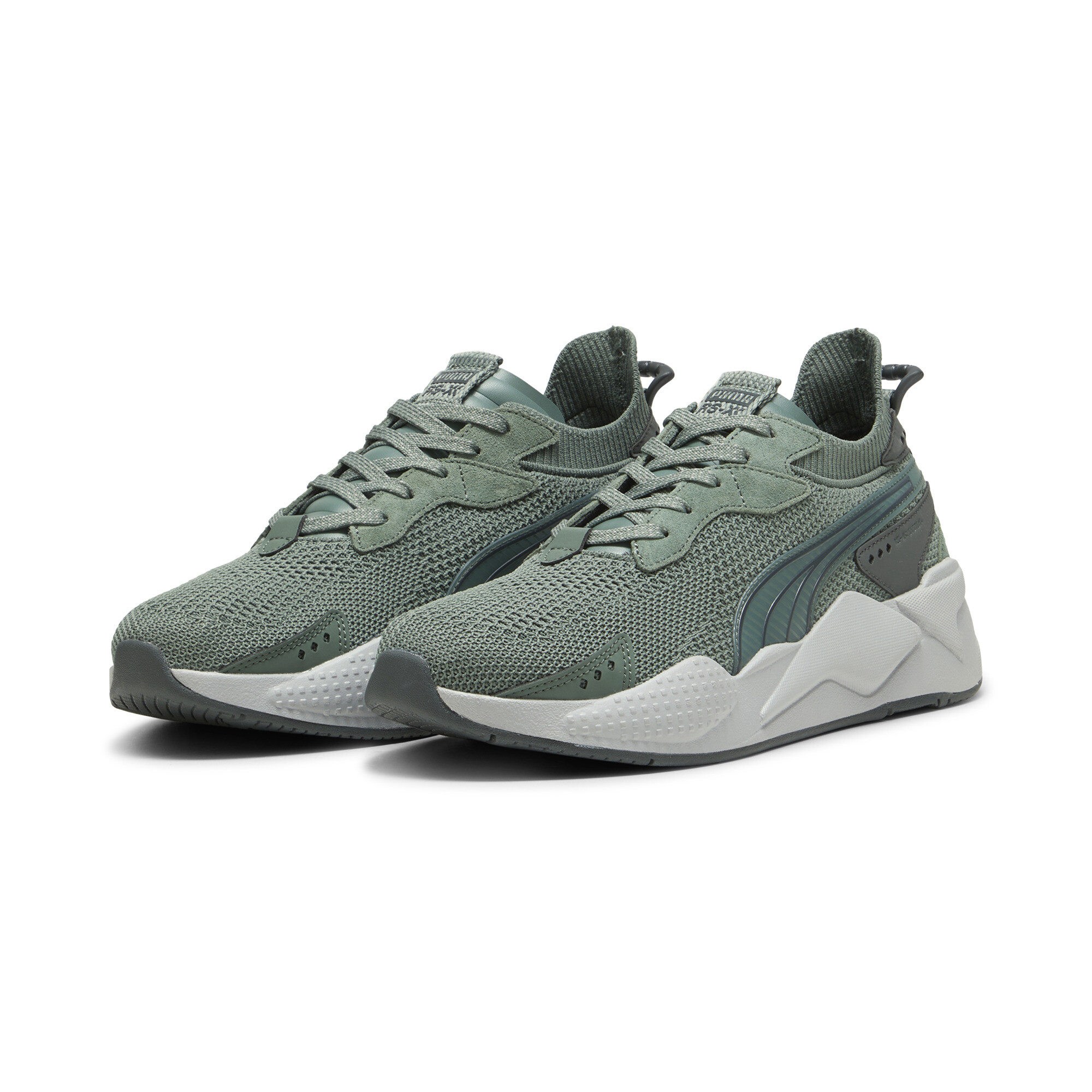 Kids' PUMA RS-XK Sneakers In Green, Size EU 40.5