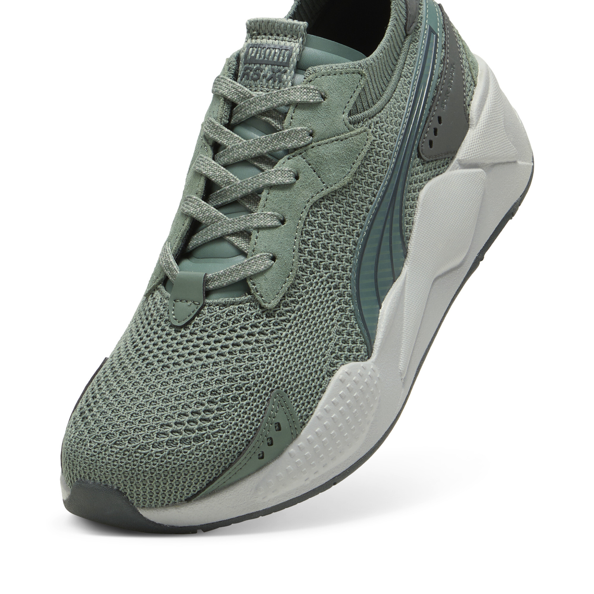 Kids' PUMA RS-XK Sneakers In Green, Size EU 40.5