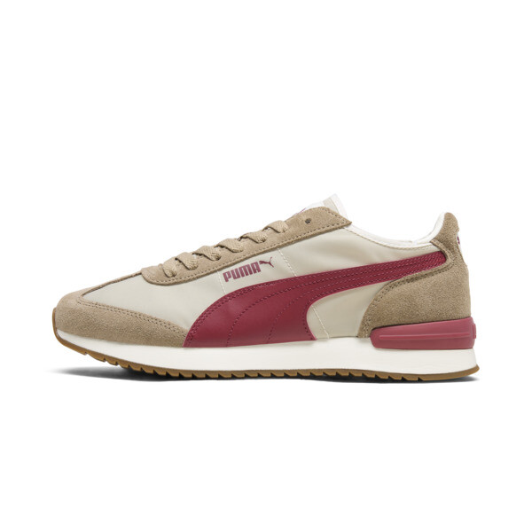 Puma R78 Wind Nylon Men's Sneakers In Desert Dust-intense Red-oak Branch-frosted Ivory