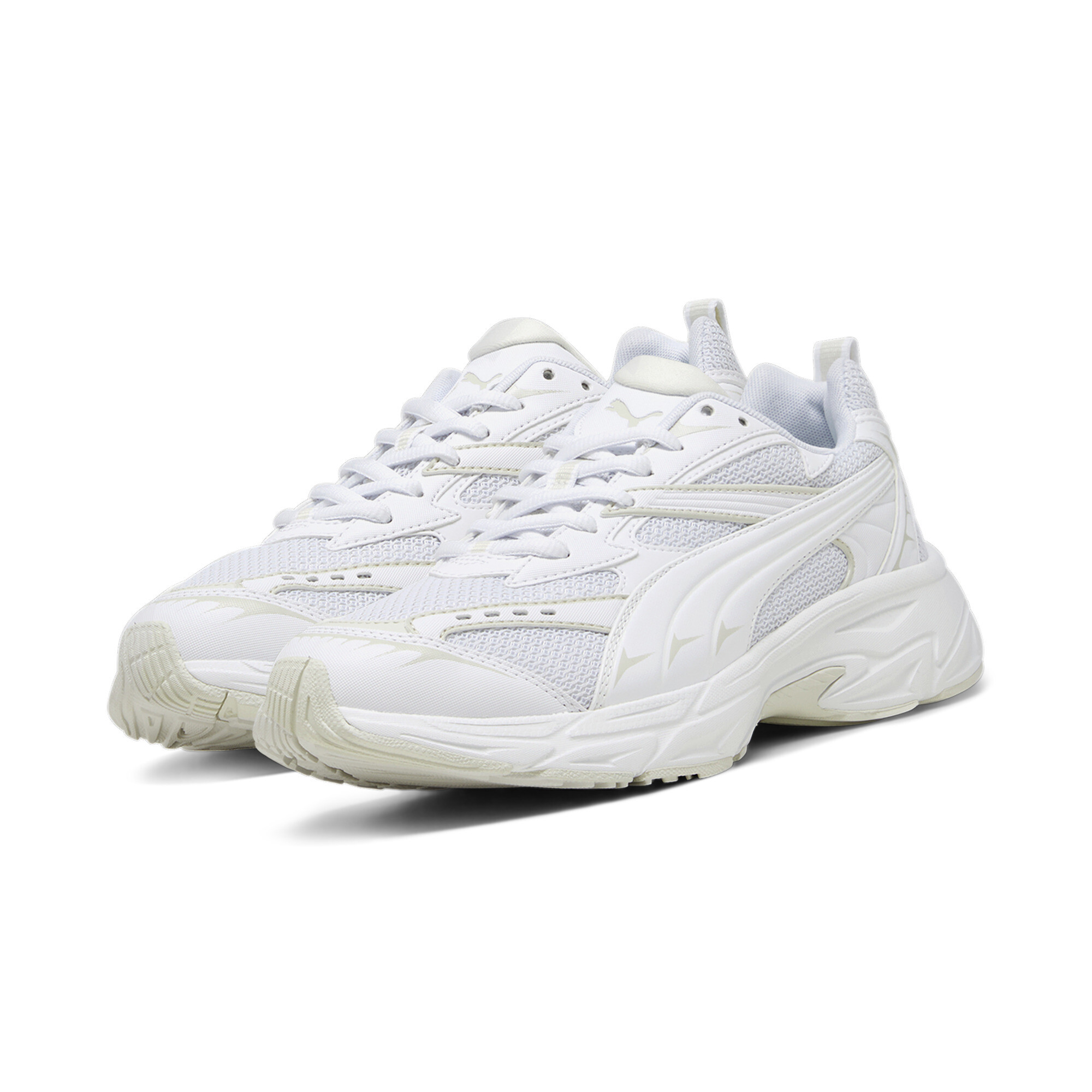 Men's PUMA Morphic Base Sneakers In White, Size EU 40.5