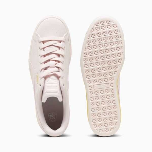 Suede Classic Beach Days Women's Sneakers, Frosty Pink-Flaxen, large-ZAF