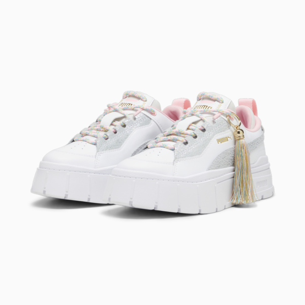 Mayze Stack Fashion Women's Sneakers, PUMA White, large-ZAF