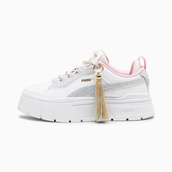 Mayze Stack Fashion Women's Sneakers, PUMA White, large-ZAF