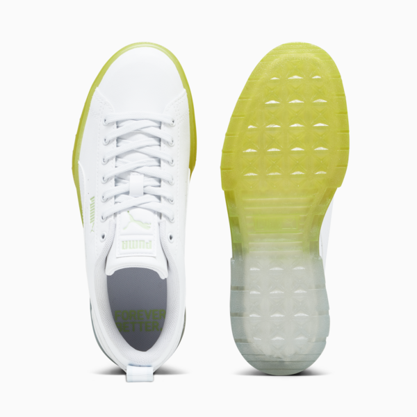 Mayze Beach Days Women's Sneakers, PUMA White-Spring Fern, large-ZAF