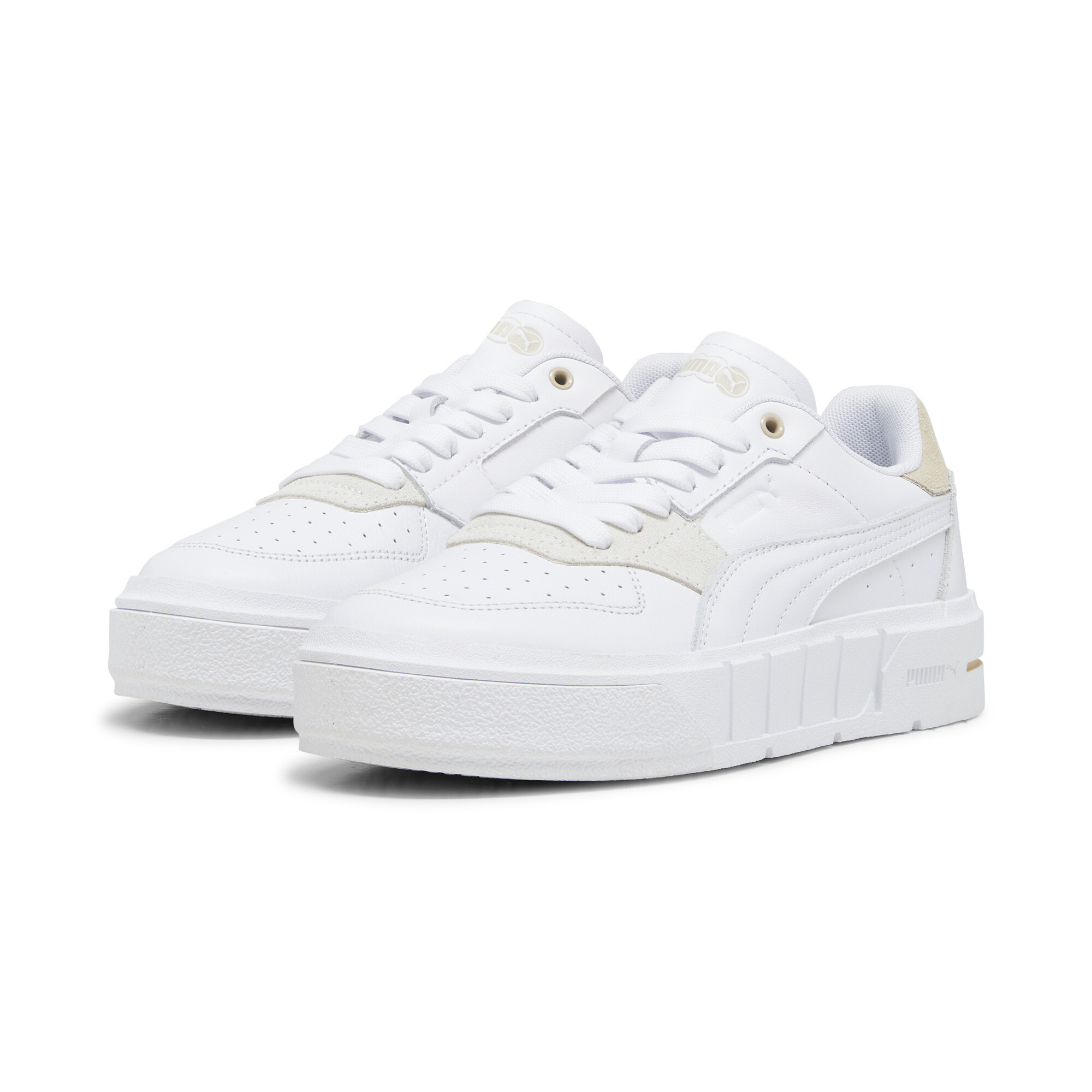 Women's Puma Cali Court Match Sneakers, White, Size 41, Shoes