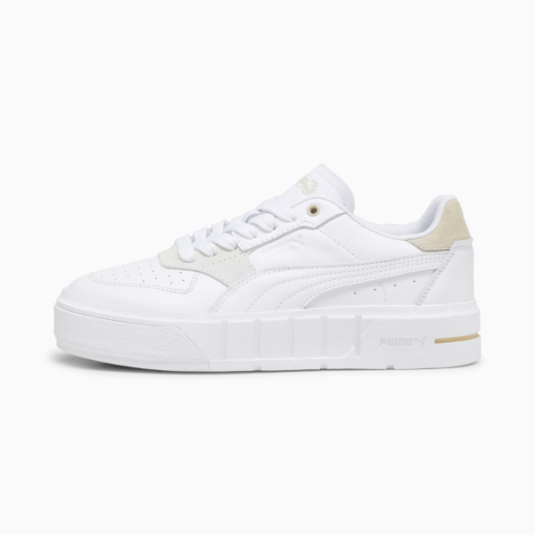 Cali Court Match Sneakers Women, PUMA White-Granola, large-MEX