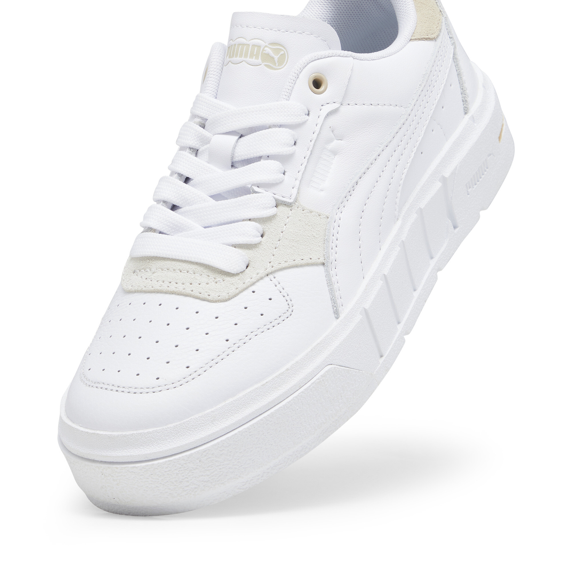 Women's Puma Cali Court Match Sneakers, White, Size 41, Shoes