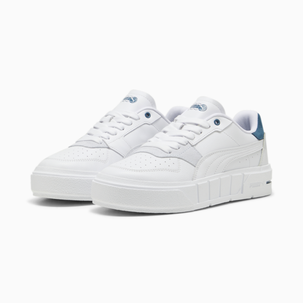 Cali Court Match Sneakers Women, PUMA White-Ocean Tropic, large-ZAF