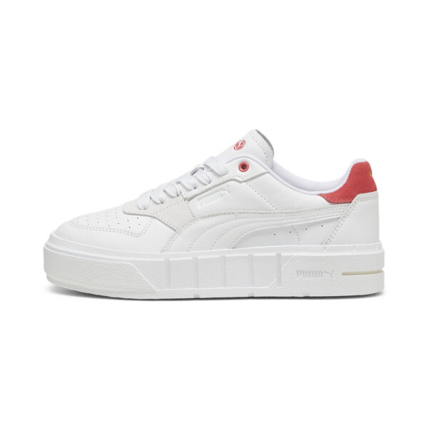 Zapatillas Cali Court Match para mujer, PUMA White-Tart Cherry, large-ARG