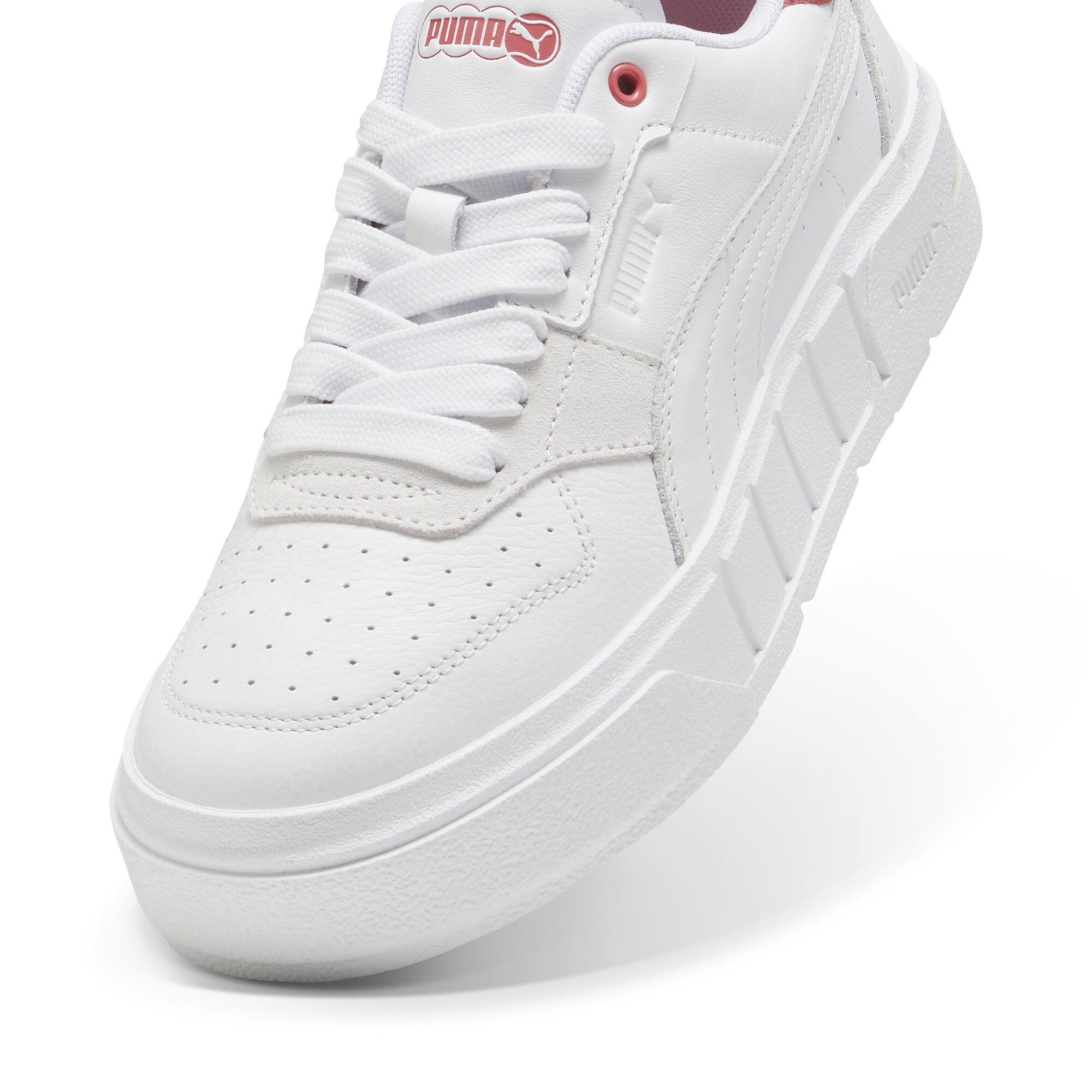 Women's Puma Cali Court Match Sneakers, White, Size 40.5, Shoes