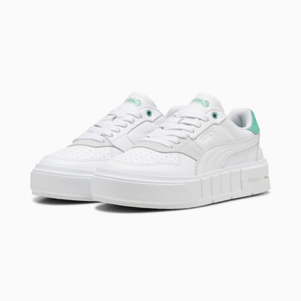 Cali Court Match Sneakers Women, PUMA White-Jade Frost, large-MEX