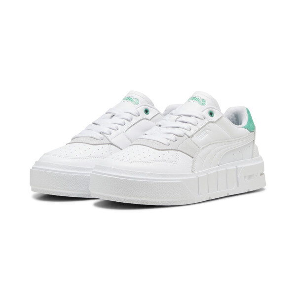 Cali Court Match Sneakers Women, PUMA White-Jade Frost, large-ZAF