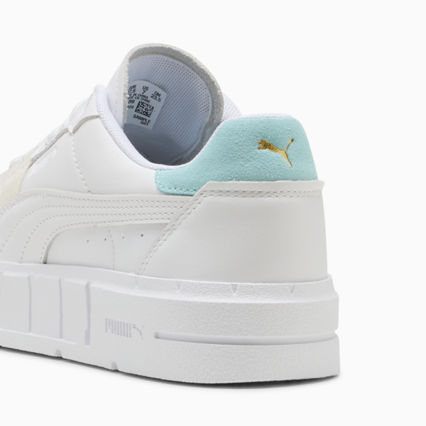 Tenis Cali Court Match para mujer, PUMA White-Safe Lake, large-MEX