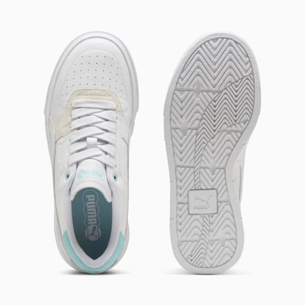 Tenis Cali Court Match para mujer, PUMA White-Safe Lake, large-MEX