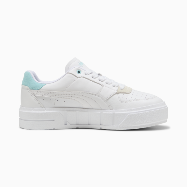 Tenis Cali Court Match para mujer, PUMA White-Safe Lake, large-MEX