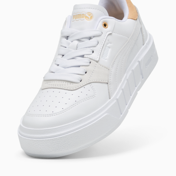 Cali Court Match Sneakers Women, PUMA White-Almost Apricot, large-ZAF