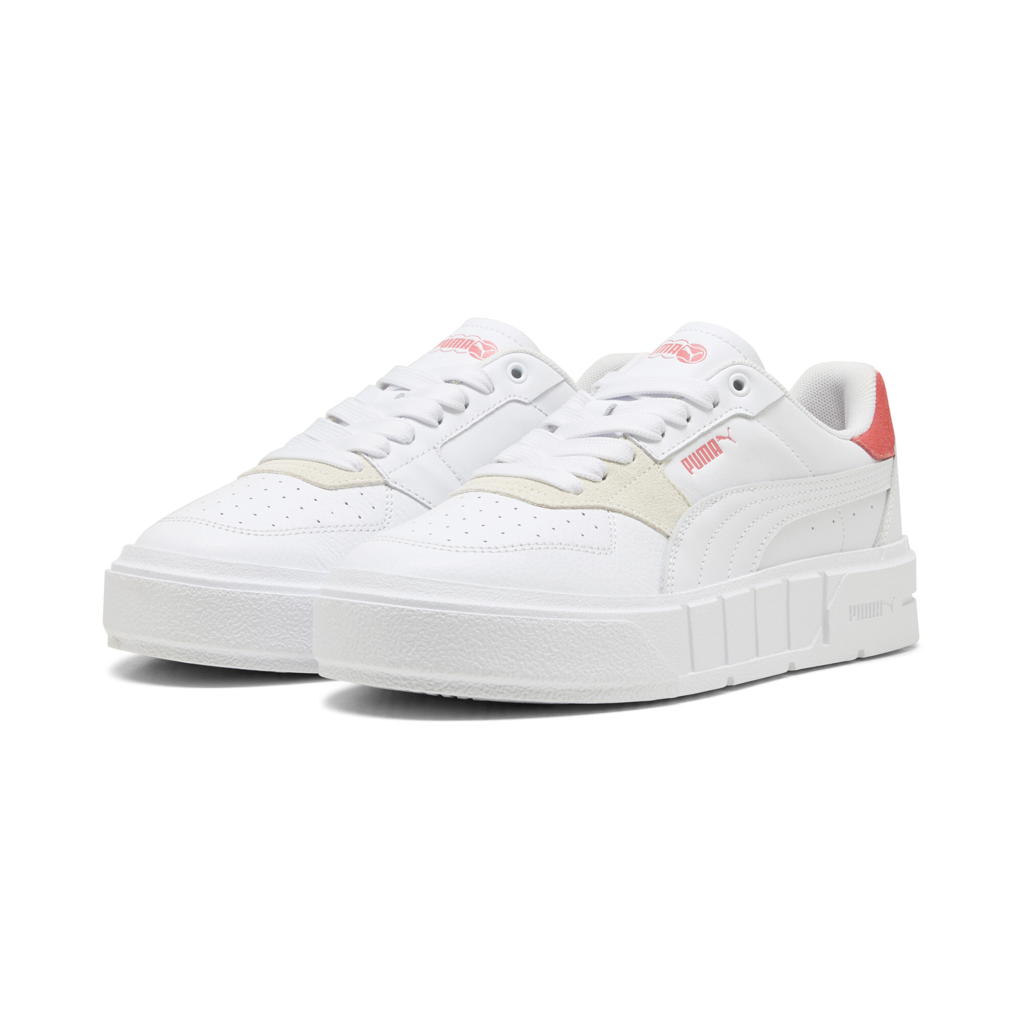 PUMA Cali Court Match sneakers voor Dames, Roze/Wit, Maat 39 thumbnail 6
