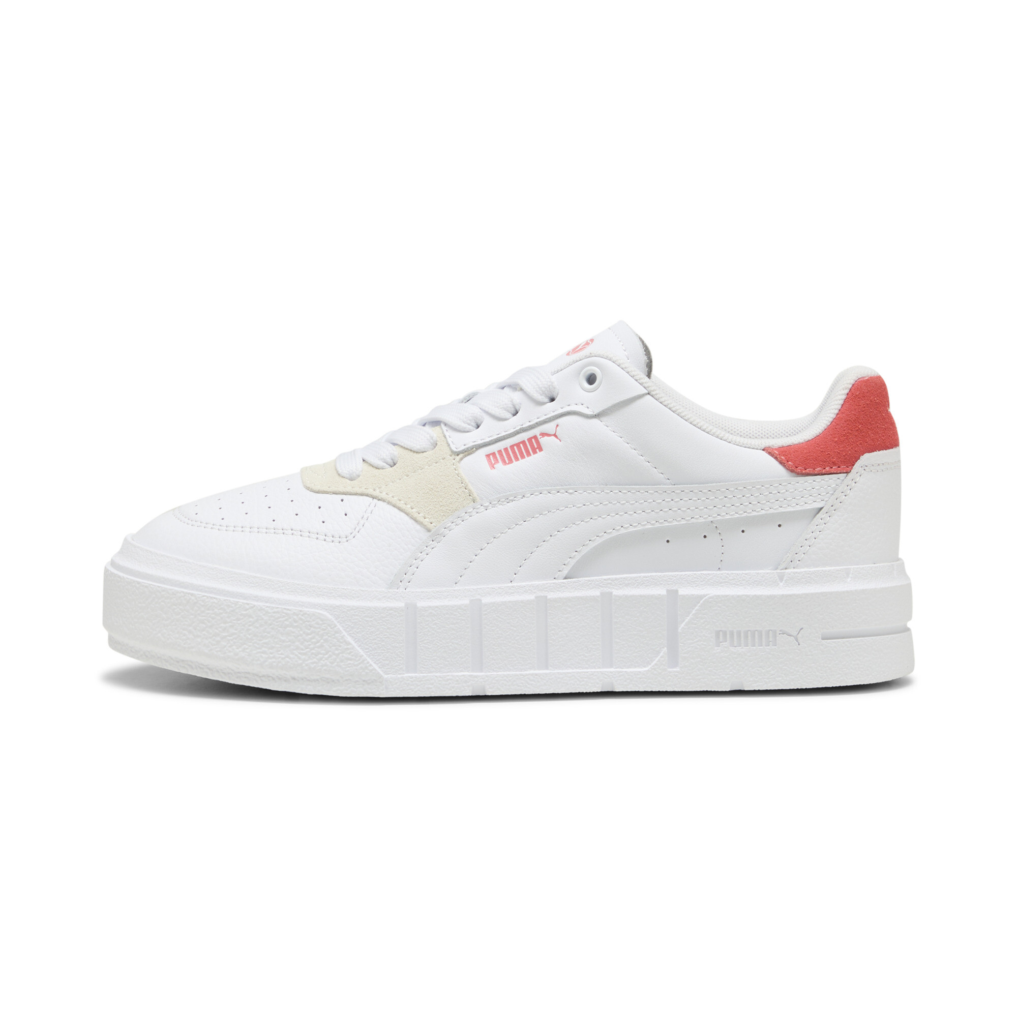 PUMA Cali Court Match sneakers voor Dames, Roze/Wit, Maat 39