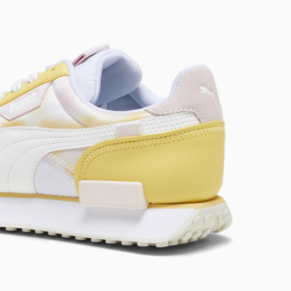 Future Rider BD Women's Sneakers, PUMA White-Flaxen, large-ZAF