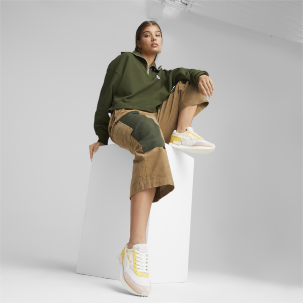 Future Rider BD Women's Sneakers, PUMA White-Flaxen, large-ZAF