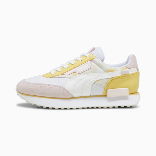 Future Rider BD Women's Sneakers, PUMA White-Flaxen, large-ZAF