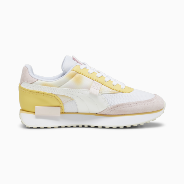 Future Rider BD Women's Sneakers, PUMA White-Flaxen, large-ZAF