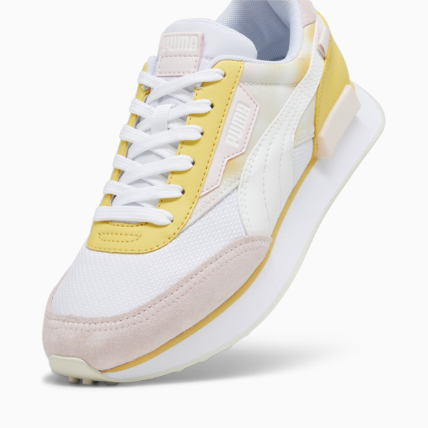 Future Rider BD Women's Sneakers, PUMA White-Flaxen, large-ZAF