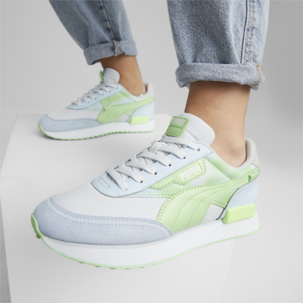 Future Rider BD Women's Sneakers, PUMA White-Icy Blue, large-ZAF