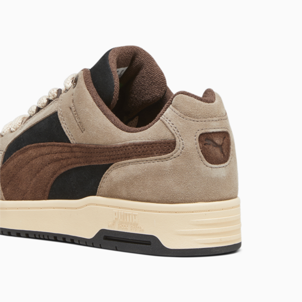 Slipstream Lo Texture Sneakers, PUMA Black-Totally Taupe-Chestnut Brown, large-ZAF